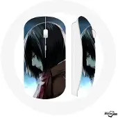CAPACHEAP Souris Sans Fil Mikasa Ackerman Série Attack on Titan Anime