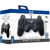 Trade invaders Manette de jeu PlayStation 2 filaire (PS2), Manette, Noir