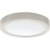 Eglo 64724 FUEVA 1 PRO LED Plafonnier 22W Ø300mm Nickel mat Blanc Blanc chaud