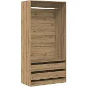 vidaXL Armoire Artisan-Chêne 100x50x200 cm Bois composite