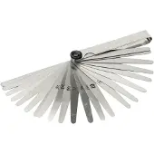Bahco Jauge d'épaisseur Professionnelle Avec 26 Feuilles 106 Mm Argent Argent One Size