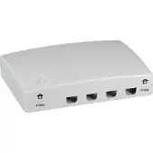 EFB Elektronik EFB-Elektronik Boîte de raccordement FTTH Indoor pour 4fibres, 4couplements, logement de surlongueur de fibre Fabricant : EFB Elektronik (FTTH-BOX-IN-1)