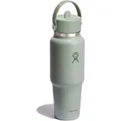 Hydroflask Bouteille de voyage Wide Mouth Flex Straw Cap Tonal Agave, 946 ml