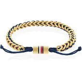 Tommy Hilfiger Bracelet bleu marine / or / rouge / blanc