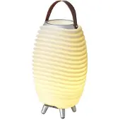 Kooduu Synergy 35 - Enceinte bluetooth sans fil 10 W avec lampe led et seau à glace - Blanc