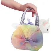 Herma AURORA plush toy cat in a bag, 20 cm
