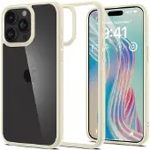 Spigen Coque Spigen Crystal Hybrid pour iPhone 15 Pro Max - beige transparent