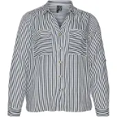 Vero moda Bumpy New Long Sleeve Shirt Gris 46 Femme