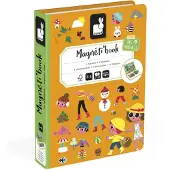 Janod Jeu Magnéti’Book 4 Saisons Orange