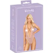 Kissable - body en dentelle - rose - L/XL