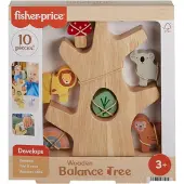 Fisher-Price Arbré d'Équilibre - 10 Parties - Bois - - UneTaille - Blocs Empilables