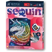 KITFIX KIT Sequin Art Red, Stardust Unicorn