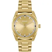 HUGO 1530354 42mm 5atm Quartz Analogical Watch Doré Homme