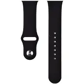 Devia Deluxe (38 mm, 40 mm, 41 mm, Silicone), Sangles de montre, Noir