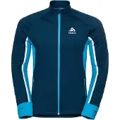 Odlo Hommes, Veste de ski de fond, Veste AEOLUS PRO (S), Bleu, S