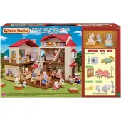 Sylvanian Families Une maison de campagne avec un toit rouge