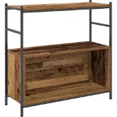 vidaXL Étagère Chêne fumé 80 x 30 x 78.5 cm Bois d'ingénierie