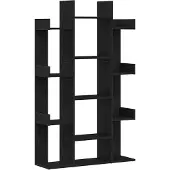 vidaXL Bibliothèque Chêne noir 86 x 25,5 x 140 cm Bois d'ingénierie