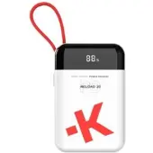 Skross Reload 20 Travel (20000 mAh, 22 W, 77 Wh), Chargeur de secours, Blanc