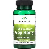 Swanson Health , Baie de Goji Spectre Complet, 500 mg, 60 Gélules