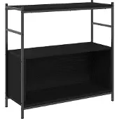 vidaXL Étagère Chêne noir 80 x 30 x 78.5 cm Bois d'ingénierie
