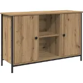 vidaXL Ensemble de meubles TV , 101 x 35 x 65 cm, imitation chêne artisanal, panneaux de particules