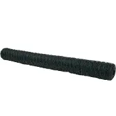 vidaXL : Clôture en panneaux soudés, 1,6 x 50 mètres, PVC, vert