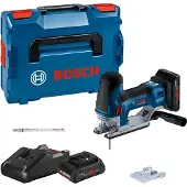 Bosch Scie sauteuse 18V GST 18V-155 SC + 2 batteries ProCore 4 Ah + chargeur en coffret L-BOXX - - 06015B0002