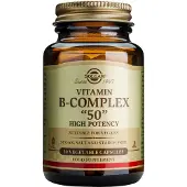 Solgar Complexe de Vitamine B-50 Haute Puissance 50 Capsules Végétales