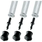 Gitzo Gsf30s Rubber Feet Tripod 30 Mm Argenté