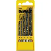 DeWalt 5 Pièces Mèches à Bois Cassette