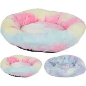 Koopman Lit rond pour chien ou chat 60x60x18cm