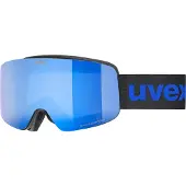 Uvex Pwdr Supravision Ski Goggles Bleu,Noir Mirror Blue Supravision Smoke Clear/CAT2 Enfants