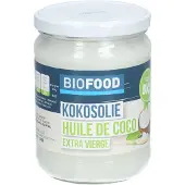Biofood Huile de Coco Extra Vierge Bio 500 g Huile