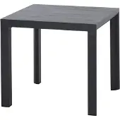 Siena Garden Silva Dining Tisch 80x80cm matt anthrazit / wood-grey (80 x 80 x 74 cm)