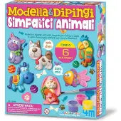 4M Atelier créatif de modelage et de peinture - Animaux mignons