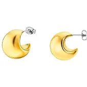 Sublime Market Connect Boucles d'Oreilles Lotus Dorées pour Femmes LS2430-4/2