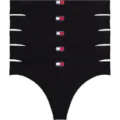 Tommy Hilfiger Uw0uw05642 Thong 5 Units Noir L Femme