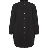 Vero moda Sila Mix Long Sleeve Dress Noir 48 Femme