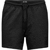 Only & Sons Shorts de bain 'Ted' noir