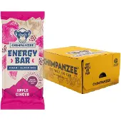 Chimpanzee Energy Bars Box Apple&ginger 55g 15 Units Bleu