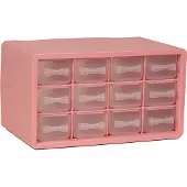 Raaco Storage Box With 12 Drawers Organizer Box Rose