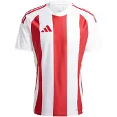 Adidas Striped 24 Short Sleeve T-shirt Rouge M Homme