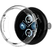 Spigen Thin Fit crystal clear - Google Pixel Watc, Montre connectée : accessoires, Transparent