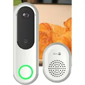 Doro Hemma Doorbell Security Camera Argenté