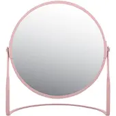 Spirella miroir de maquillage miroir cosmétique salle de bain "Akira" grossissement 5x - rose mat