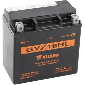 Yuasa Batterie GYZ16HL AGM 12V 16Ah batterie moto, sans entretien scellée préchargée