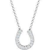 Elli Chaîne 'Hufeisen' argent / blanc