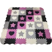 Askato Puzzle en mousse. Formes. Tapis en mousse -