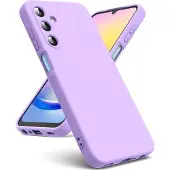 Screen Guard Professional Étui en silicone liquide pour Samsung Galaxy A25 5G (Samsung Galaxy A25 5G), Coque pour téléphone portable, Violet